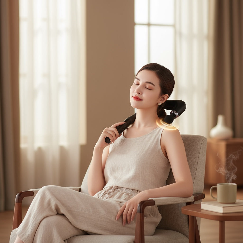 Pistolet de massage à longue poignée